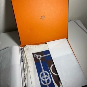 Hermes brand new silk scarf